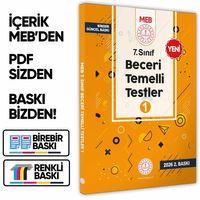 2026 7 Sınıf MEB Beceri Temelli Testler 1  Kitap Örnek Soru Bankası (Renkli Baskı) BASKI ÜCRETİ