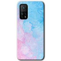 Xiaomi Mi 10T Kılıf Baskılı Arka Kapak - Blue Art +Tam Ekran Koruyucu