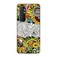 Xiaomi Mi Note 10 Lite Kılıf Piknik Doodle Arka Kapak Silikon Koruma Full Koruyucu