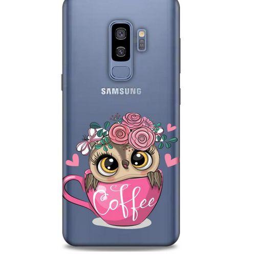 Zoologix (78) Samsung Galaxy S9 Plus Şeffaf Kılıf Silikon Desenli