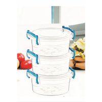 Sweet Yuvarlak Saklama Kabı 3'lü Royaleks-ÇNK2320