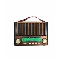 Ktf-1428 Güneş Paneli Şarjlı Nostaljik Bluetooth Hoparlör – Fm/am/sw Radyo, Usb/sd Desteği, Taşınabilir Tasarım