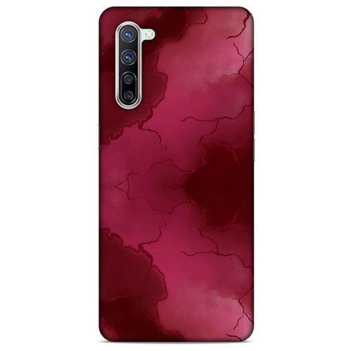 Mermer Desenli (7) Tema Telefon Kılıfı Bordo Oppo Reno 3 Pro 5g Kılıf