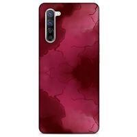 Mermer Desenli (7) Tema Telefon Kılıfı Bordo Oppo Reno 3 Pro 5g Kılıf