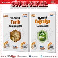 Çap Yayınları 11. Sınıf Anadolu Lisesi Tarih ve Coğrafya Soru Bankası Seti 2 Kitap