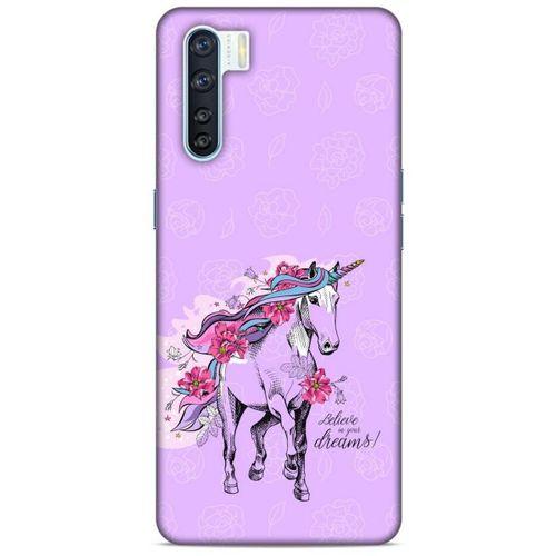 Animax Boynuzlu At Oppo A91 Kılıf Desenli Silikon