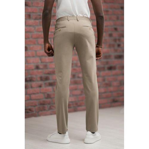 Regular Fit Likralı Penye Kumaş Beli İplikli Ve Lastikli Jogger Pantolon
