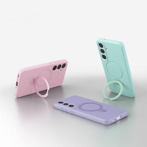 Galaxy S25 FE Kılıf M-safe Şarj Özellikli Standlı Zore Samara Kapak