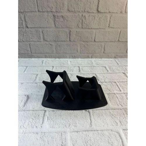 Dekoratif Siyah İkili Gamepad Standı 7x18 Cm
