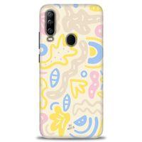 General Mobile GM 20 Pro Kılıf HD Baskılı Kılıf - Krem Tonları + Tam Ekran Koruyucu