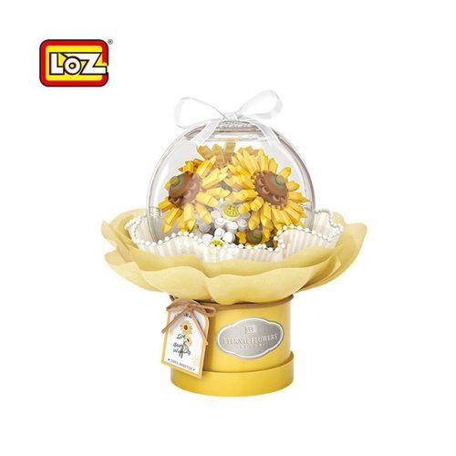 LZ-1299 LOZ LEDLİ AYÇİÇEĞİ BUKETİ 510 PARÇA BLOCK OYUNCAK