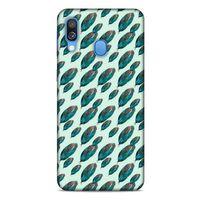 Samsung Galaxy A40 Kılıf Desenli Özel Seri Tüyler (50) Shockproof Kılıf