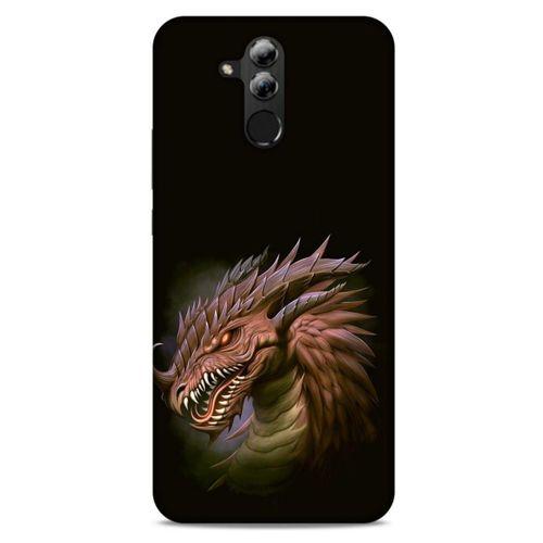 Huawei Mate 20 Lite Kılıf Dragons (18) Telefon Kılıfları Kahverengi Ejderha