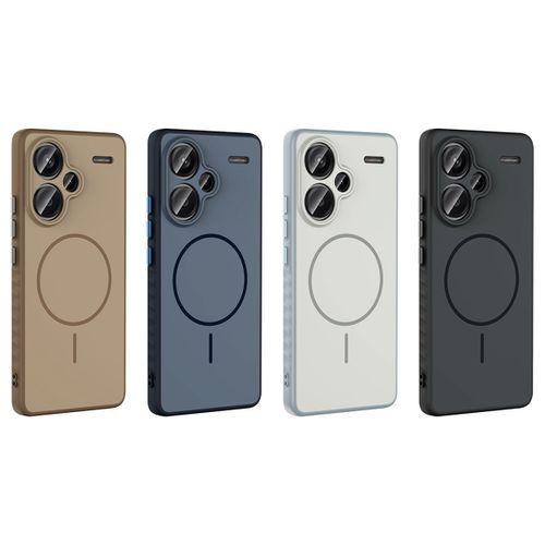 Xiaomi Redmi Note 13 Pro Plus 5G Kılıf M-safe Şarj Özellikli Zore Tea Kapak