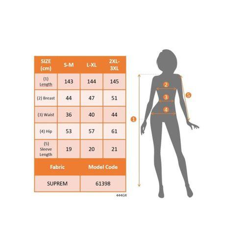 Kadın Kısa Kollu Bisiklet Yaka Puantiyeli Maksi örme Krep Elbise