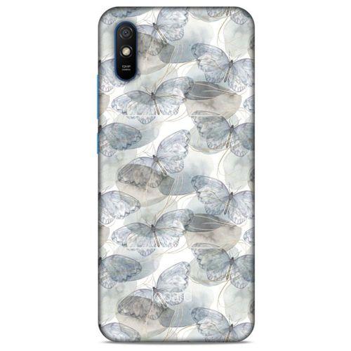 Xiaomi Redmi 9A Kılıf Kelebek Etkisi (29) Arka Koruma Kılıfı Kırmızı Yeşil