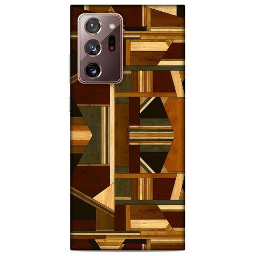 Lopard Samsung Galaxy Note 20 Ultra Uyumlu Kılıf Wood'X (42) Rugged Armor Kılıf Desenli