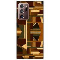 Lopard Samsung Galaxy Note 20 Ultra Uyumlu Kılıf Wood'X (42) Rugged Armor Kılıf Desenli
