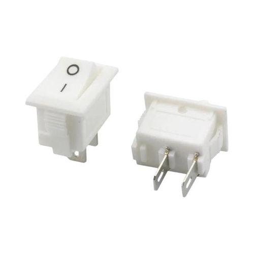 IC-120B Mini Işıksız On-Off 2P Anahtar Beyaz