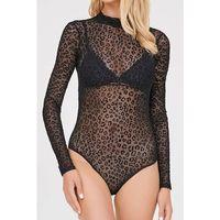 Leopar Desenlı Siyah Renk Kadın Babydoll