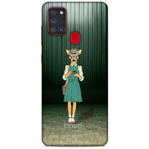 Samsung Galaxy A21s Kılıf FunnyMaX (26) Tpu Silikon Kılıf Yeşil