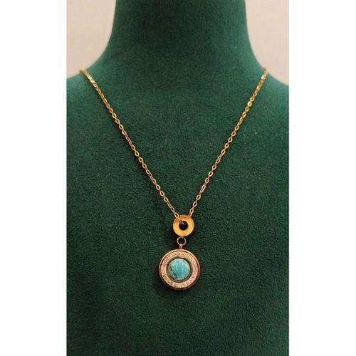 Monalisa Home Gold Renk Lüks Figürlü Gösterişli Kolye