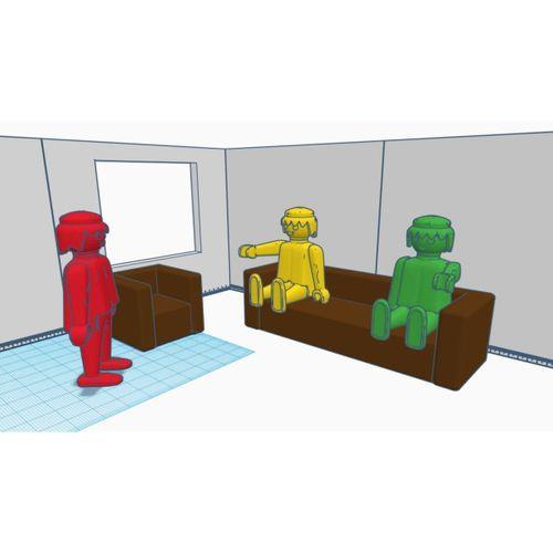 Playmobil için koltuk ve kanepe - 3714317