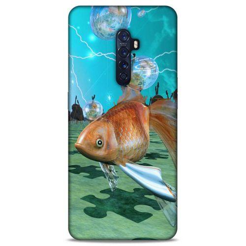 Lopard Oppo Reno 2 Uyumlu Kılıf Manipülasyon ☻ (29) Arka Koruma Kılıfı Baskılı