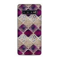 Samsung Galaxy S10 Uyumlu Kılıf Utopia (7) Telefon Kılıfı Bordo Mavi