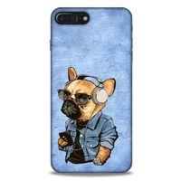 Apple Iphone 7 Plus Kılıf Köpek Kıyafetleri (3) Kapak Pug Gömlek