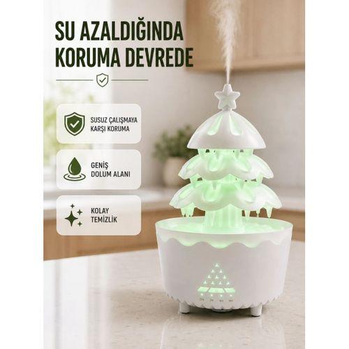 Rgb Aydınlatmalı Şans Ağacı Aromaterapi Difüzörü 250 Ml Hava Nemlendirici