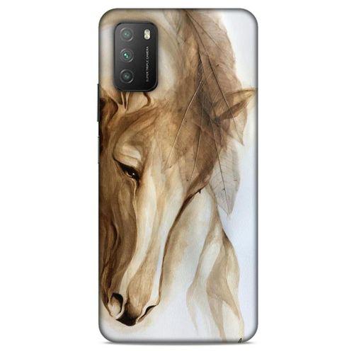 Lopard Xiaomi Poco M3 Uyumlu Kılıf Y.Liva-2020 Seri Huzurlu At Silicone Case