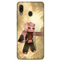 Lopard Samsung Galaxy A20 Uyumlu Kılıf PiXel (40) Fit Silikon Kılıf Saint Row