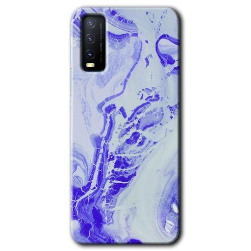 Potkal Hediye Fabrikası Vivo Y20 Kılıf HD Desen Baskılı Arka Kapak - Cranny Liquid Wall