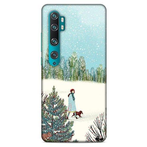 Xiaomi Mi Note 10 Pro Kılıf Snowix (44) Tough Armor Kılıf Beyaz Açık Mavi