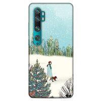 Xiaomi Mi Note 10 Pro Kılıf Snowix (44) Tough Armor Kılıf Beyaz Açık Mavi