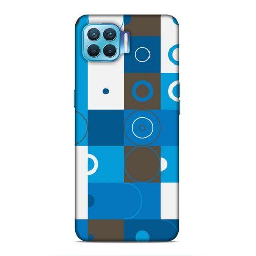 Oppo Reno 4 Lite Uyumlu Kılıf Insomnia (27) Tasarımlı Kılıf Mavi Beyaz
