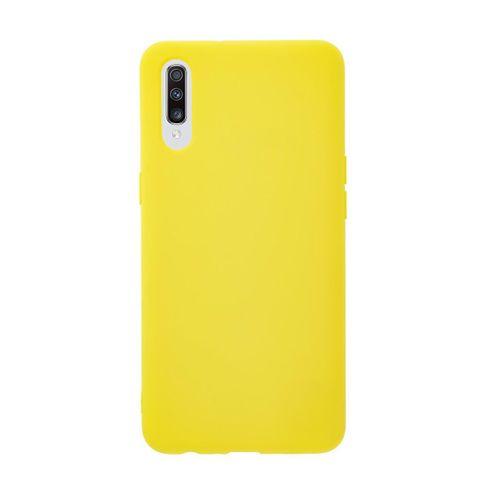 Samsung A70 Premium Silikonlu Lansman Telefon Kılıfı MCH90