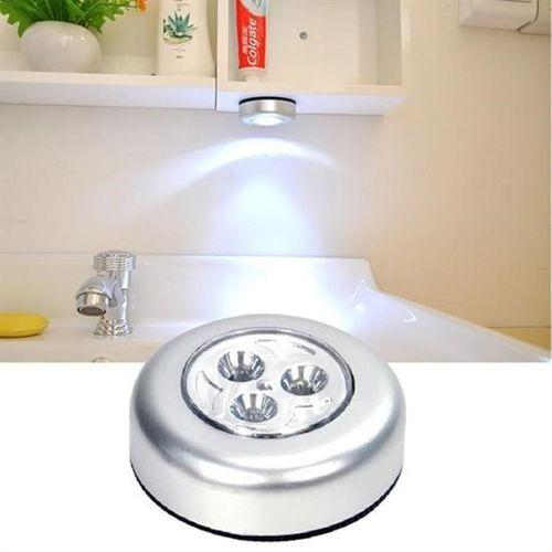 Angel Of Life® Kablosuz Spot Pilli Dokunmatik Led Lamba 3 Ledli Dolap Lambası