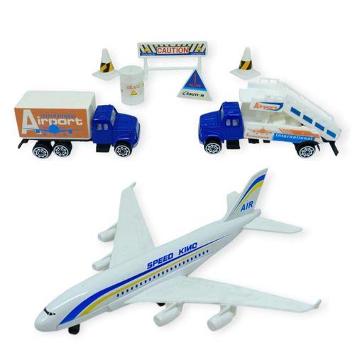 Havaalanı Seti Metal Arabalı - 89730 - Kamyonlu Set
