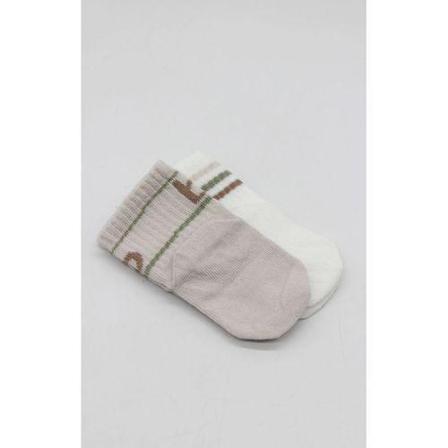 Bistyle Penye Kaymaz Soket Çorap 2li 10144 Taş Ekru