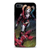 Apple Iphone 8 Uyumlu Kılıf Harley Quinn (40) Fit Silikon Kılıf Leylak