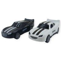 Çek Bırak Nascar Arabası 10.5 Cm - BP-035-SİYAH/BEYAZ