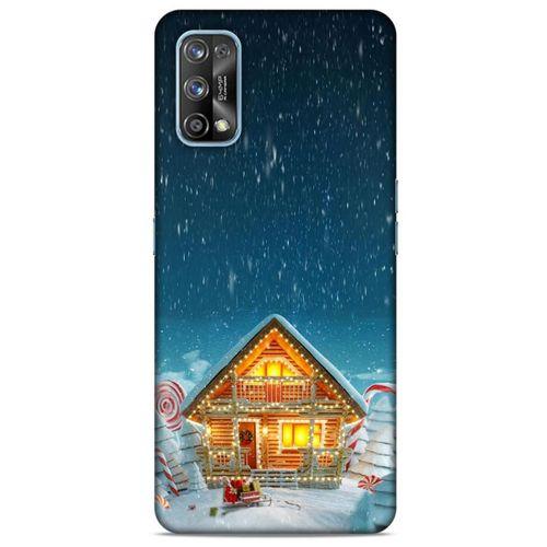 Oppo Realme 7 Pro Kılıf Snowix (8) Baskılı Kılıf Lacivert