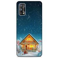 Oppo Realme 7 Pro Kılıf Snowix (8) Baskılı Kılıf Lacivert