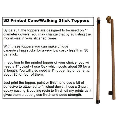 _ Skull Topper (7 $ Cane_Walking Yürüyüş Çubukları) - 5151550