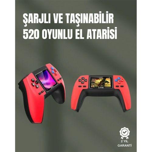 P5 Gamepad Retro Konsol – Nostaljik Oyun Deneyimi, 520 Klasik Oyun Seçeneği