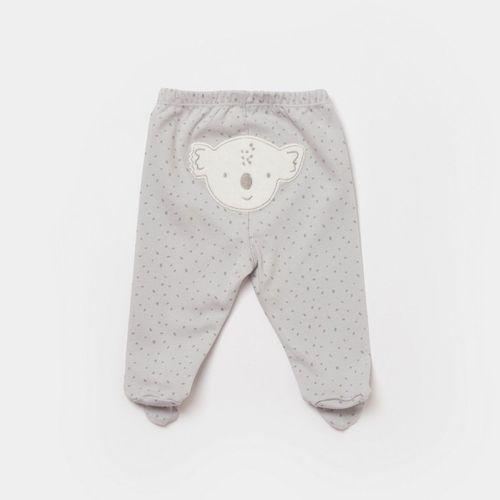 Bibaby Bibaby Biorganic Koala Jungle Patikli Pantolon 57888 Gri