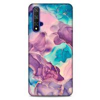 Huawei P Smart S 2020 Uyumlu Kılıf Mavi Delisi (13) Silikon Kap Wallpaper