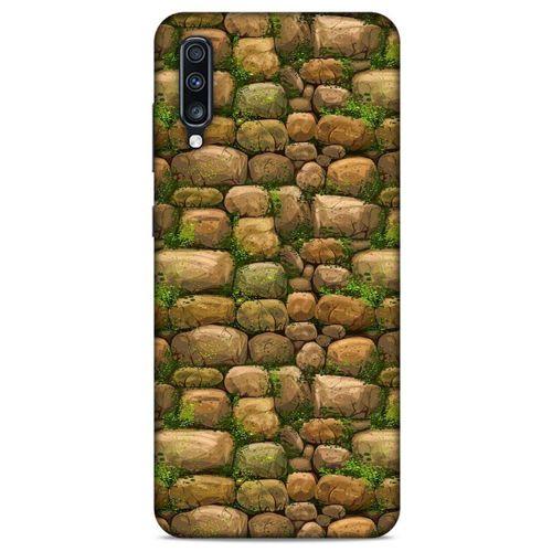 Samsung Galaxy A70s Kılıf Baskılı Özel Seri Taşlı (1) Kılıfı